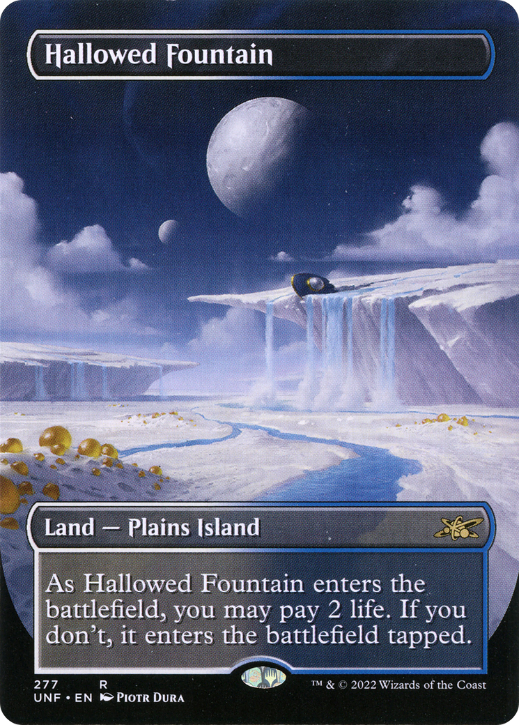 Hallowed Fountain (Borderless) (UNF-277) [Unfinity]