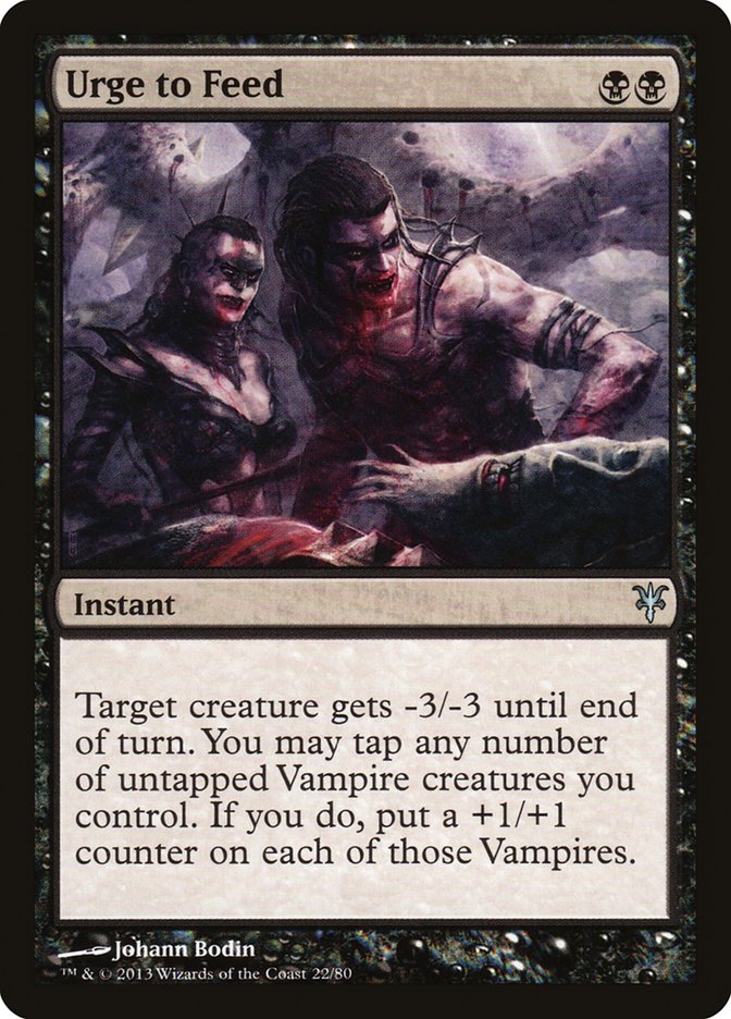 Urge to Feed (DDK-022) [Duel Decks: Sorin vs. Tibalt]
