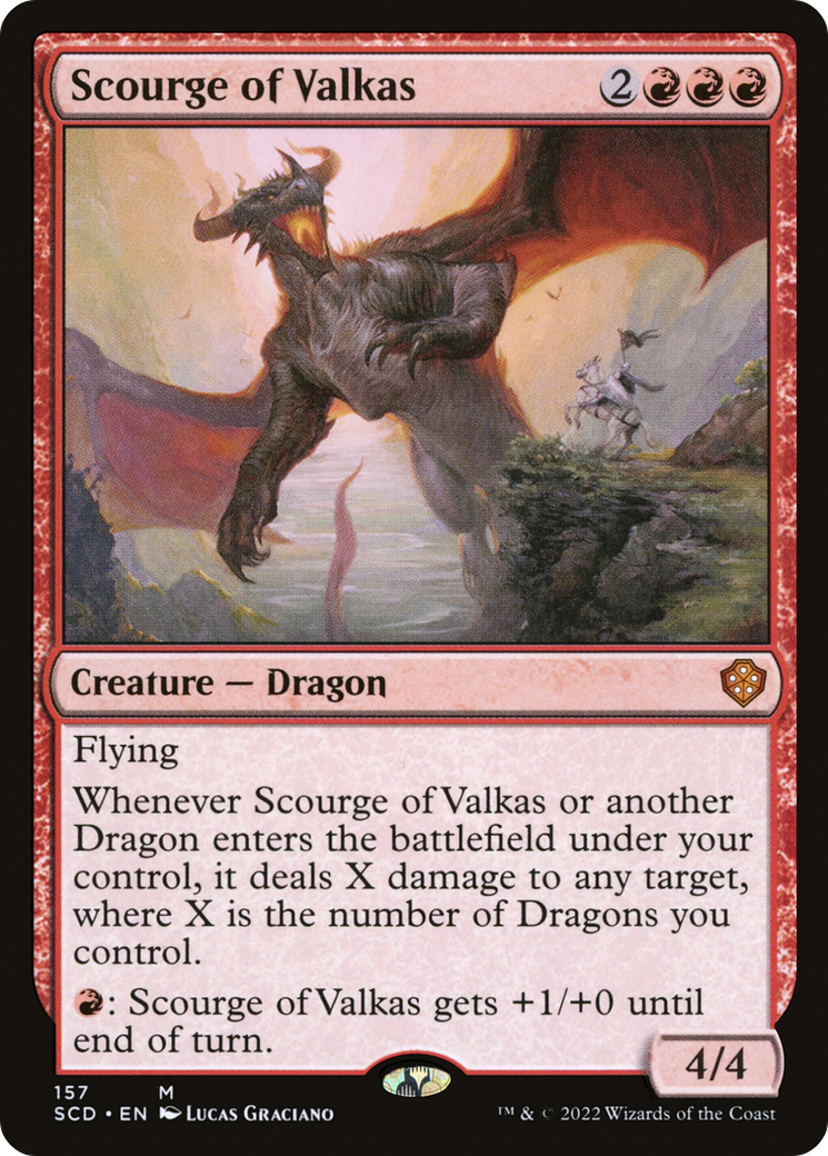 Scourge of Valkas (SCD-157) [Starter Commander Decks]