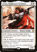 Livio, Oathsworn Sentinel (CMR-031) [Commander Legends] Foil