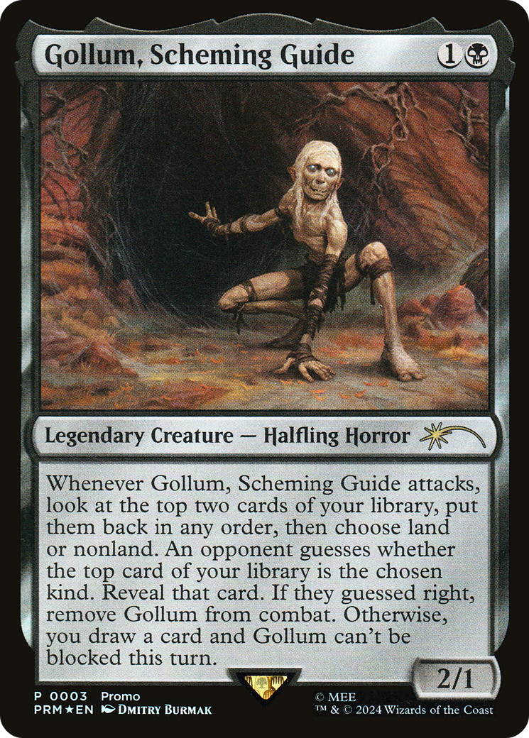 Gollum, Scheming Guide (UMP-003) [Tales of Middle-earth Deluxe Commander Kit] Foil