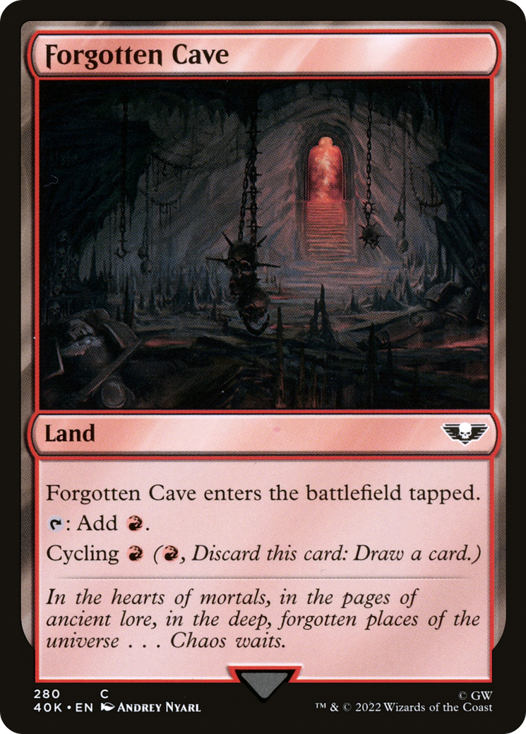 Forgotten Cave (40K-280) [Warhammer 40,000 Commander]