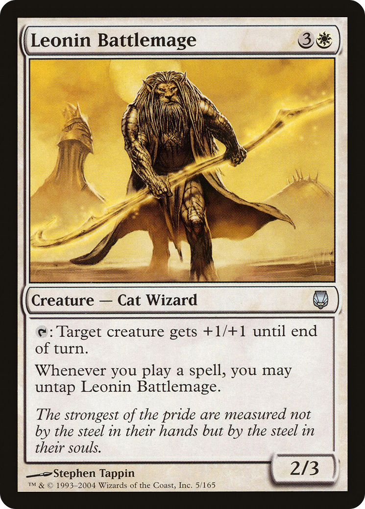 Leonin Battlemage (DST-005) [Darksteel] Foil