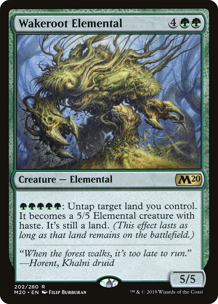 Wakeroot Elemental (M20-202) [Core Set 2020]