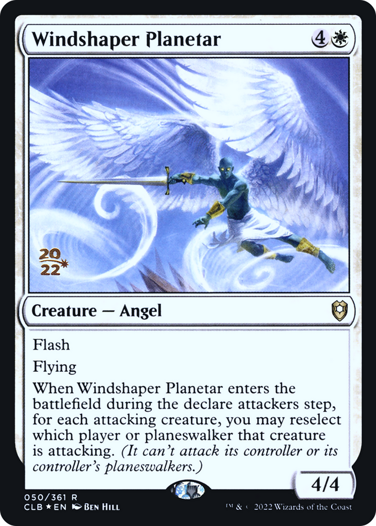 Windshaper Planetar (PRE-50S) [Battle for Baldur's Gate Promos] Foil