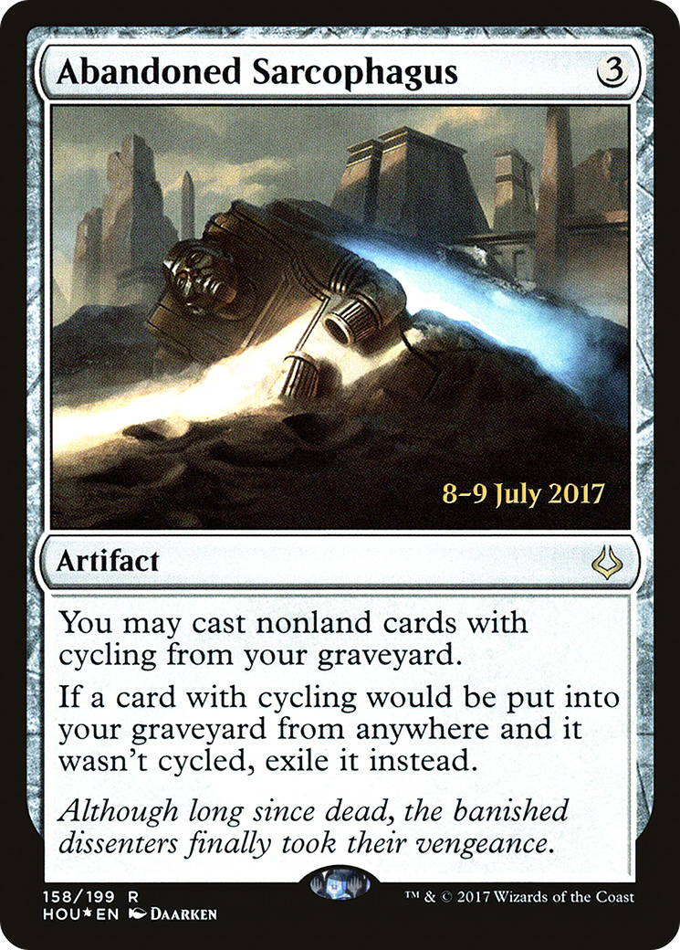 Abandoned Sarcophagus (PRE-158S) [Hour of Devastation Promos] Foil