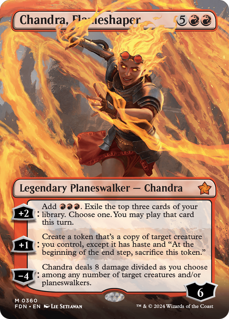 Chandra, Flameshaper (FDN-360) [Foundations] (Borderless)