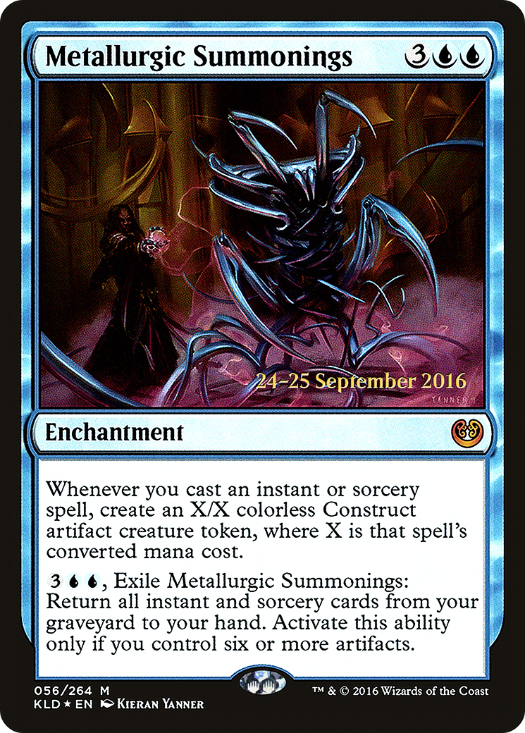 Metallurgic Summonings (PRE-56S) [Kaladesh Promos] Foil
