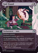 Stab Wound (WOT-036) [Wilds of Eldraine: Enchanting Tales]: (Showcase) (Borderless)