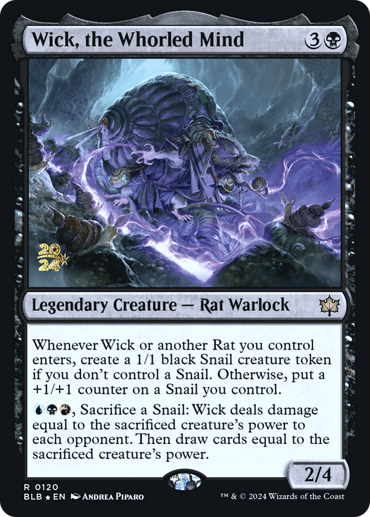 Wick, the Whorled Mind (PRE-120S) [Bloomburrow Promos] Foil