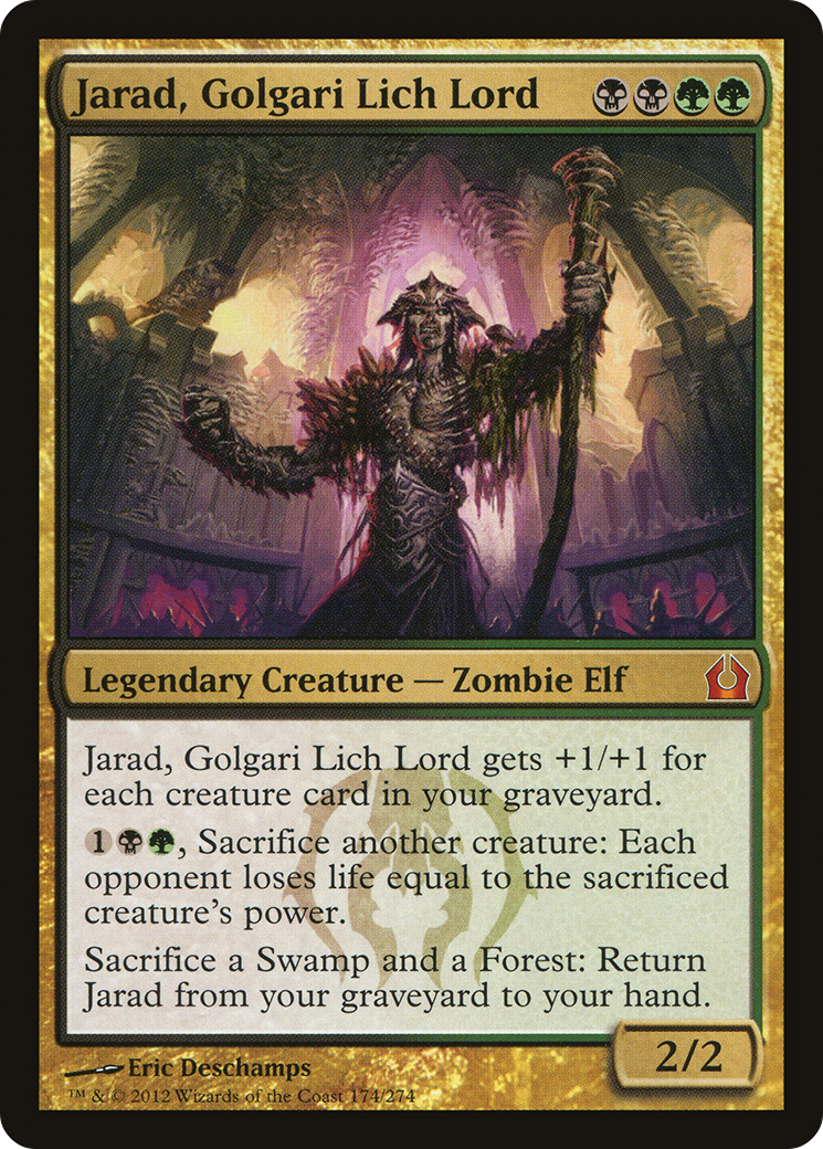 Jarad, Golgari Lich Lord (RTR-174) [Return to Ravnica]