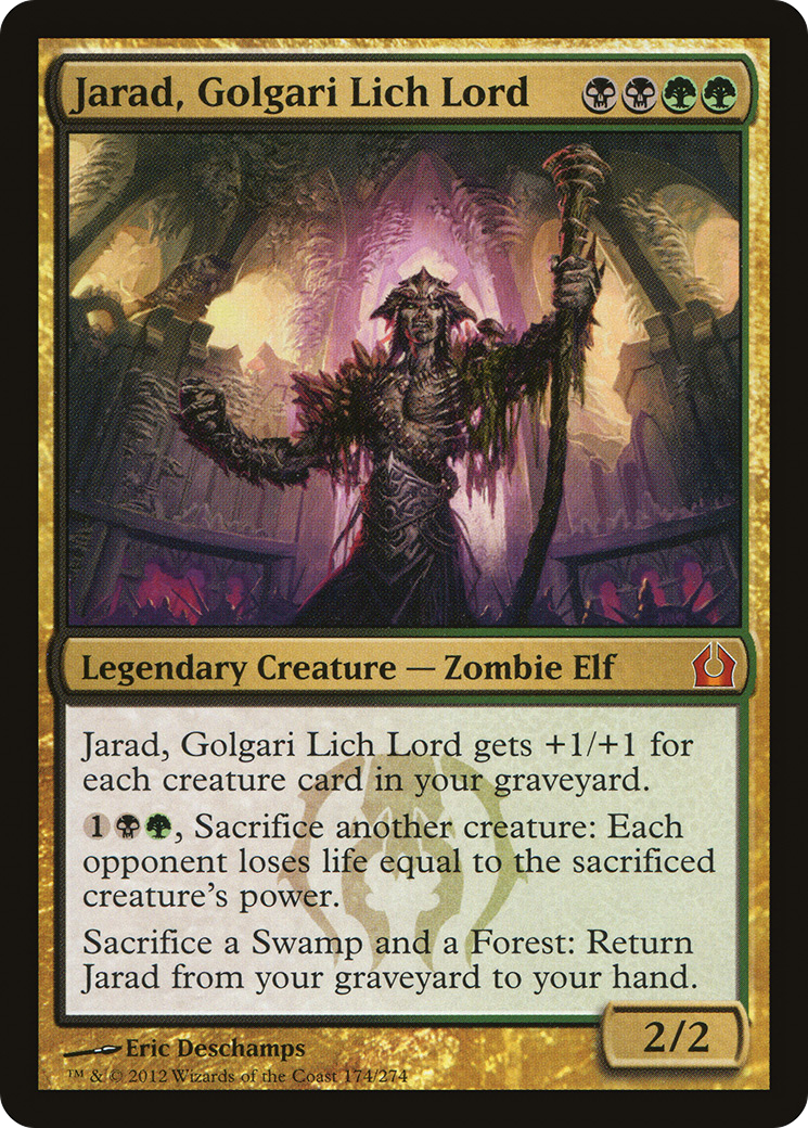 Jarad, Golgari Lich Lord (RTR-174) [Return to Ravnica] Foil
