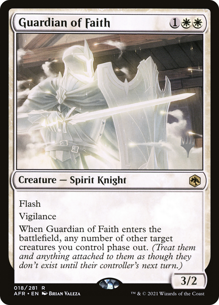 Guardian of Faith (PPAFR-18P) [Promo Pack: Adventures in the Forgotten Realms Promos]