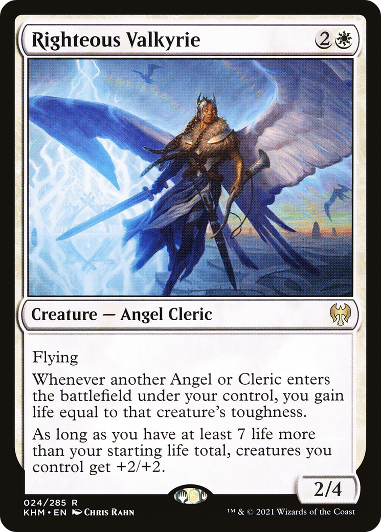 Righteous Valkyrie (KHM-024) [Kaldheim]