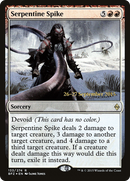 Serpentine Spike (PRE-133S) [Battle for Zendikar Promos]: (devoid) Foil