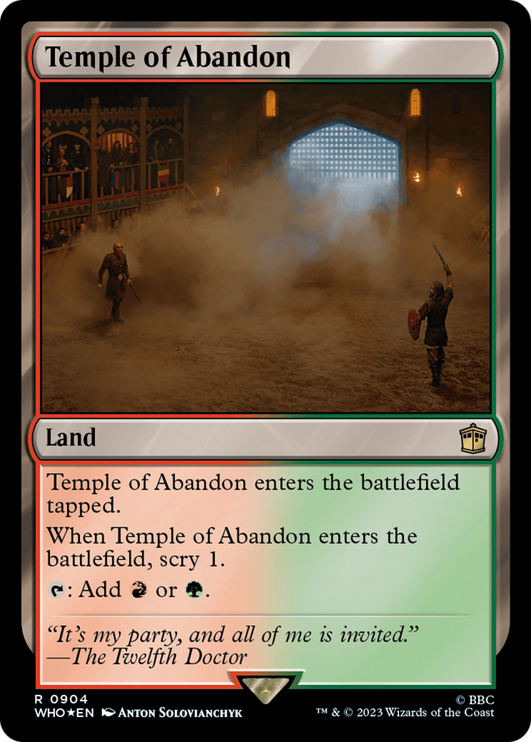 Temple of Abandon (WHO-904) [Doctor Who] Foil