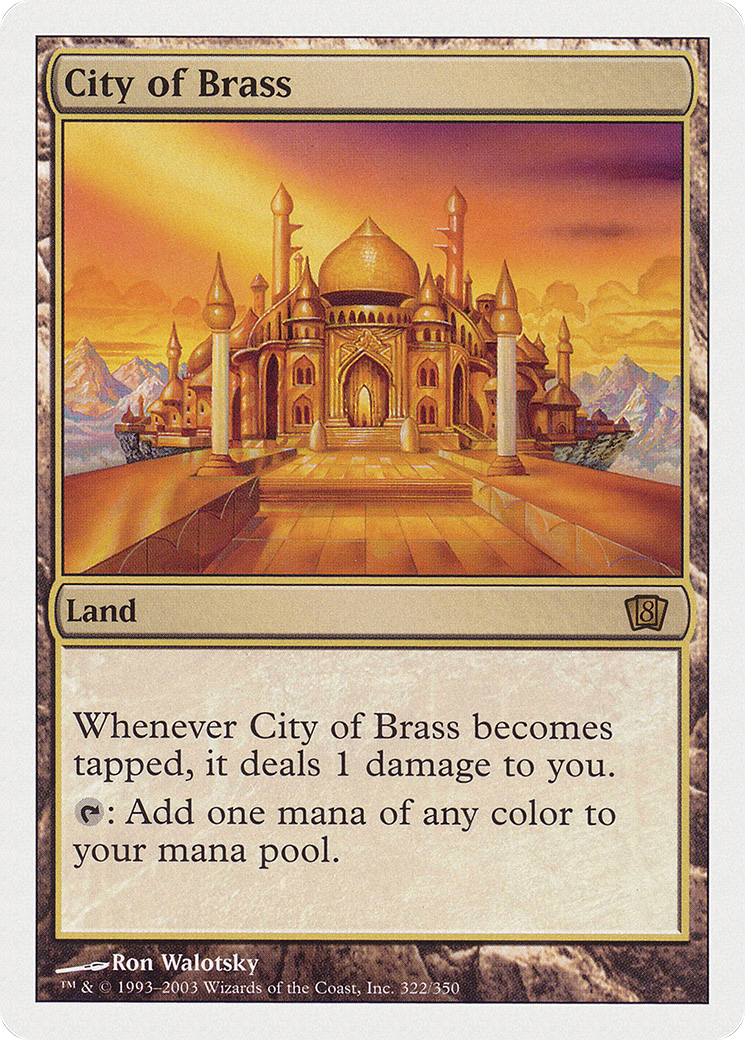 City of Brass (8ED-322) [Eighth Edition] Foil
