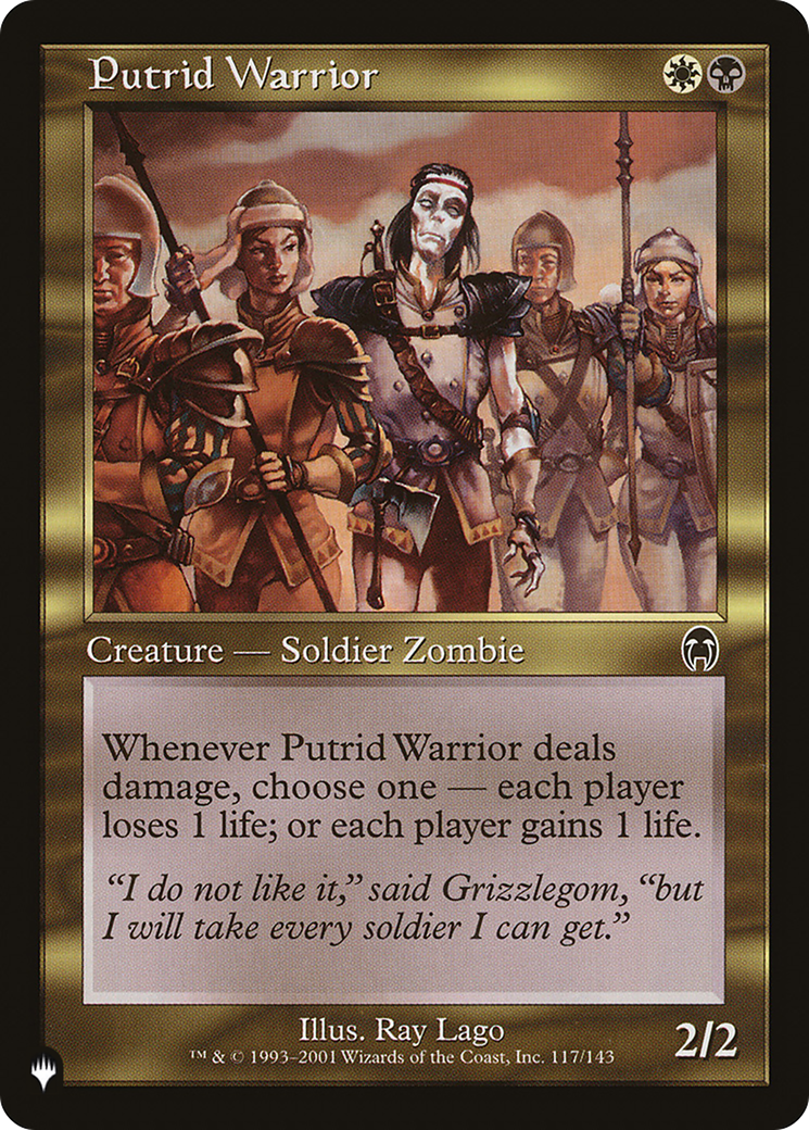 Putrid Warrior (LIST-APC-117) [The List]