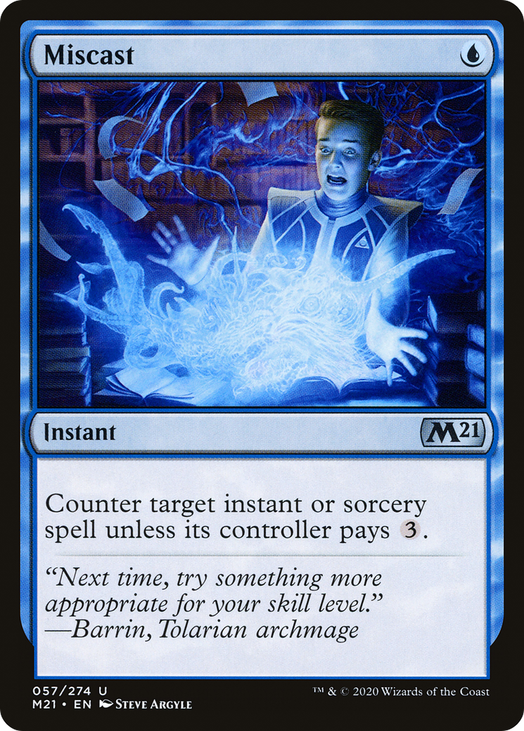 Miscast (M21-057) [Core Set 2021] Foil