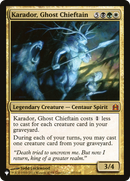 Karador, Ghost Chieftain (LIST-CMD-207) [The List]