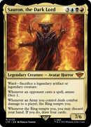 Sauron, the Dark Lord (LTR-224) [The Lord of the Rings: Tales of Middle-earth] Foil