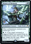 Weaver of Harmony (PRE-213) [Kamigawa: Neon Dynasty Promos] Foil