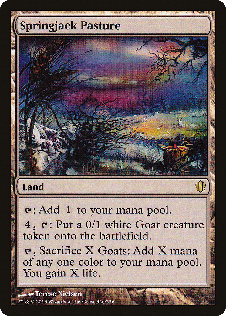 Springjack Pasture (C13-326) [Commander 2013]