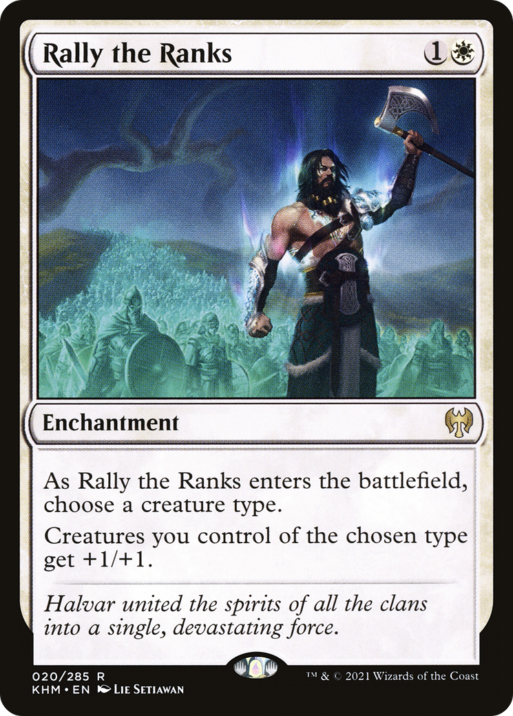 Rally the Ranks (KHM-020) [Kaldheim] Foil