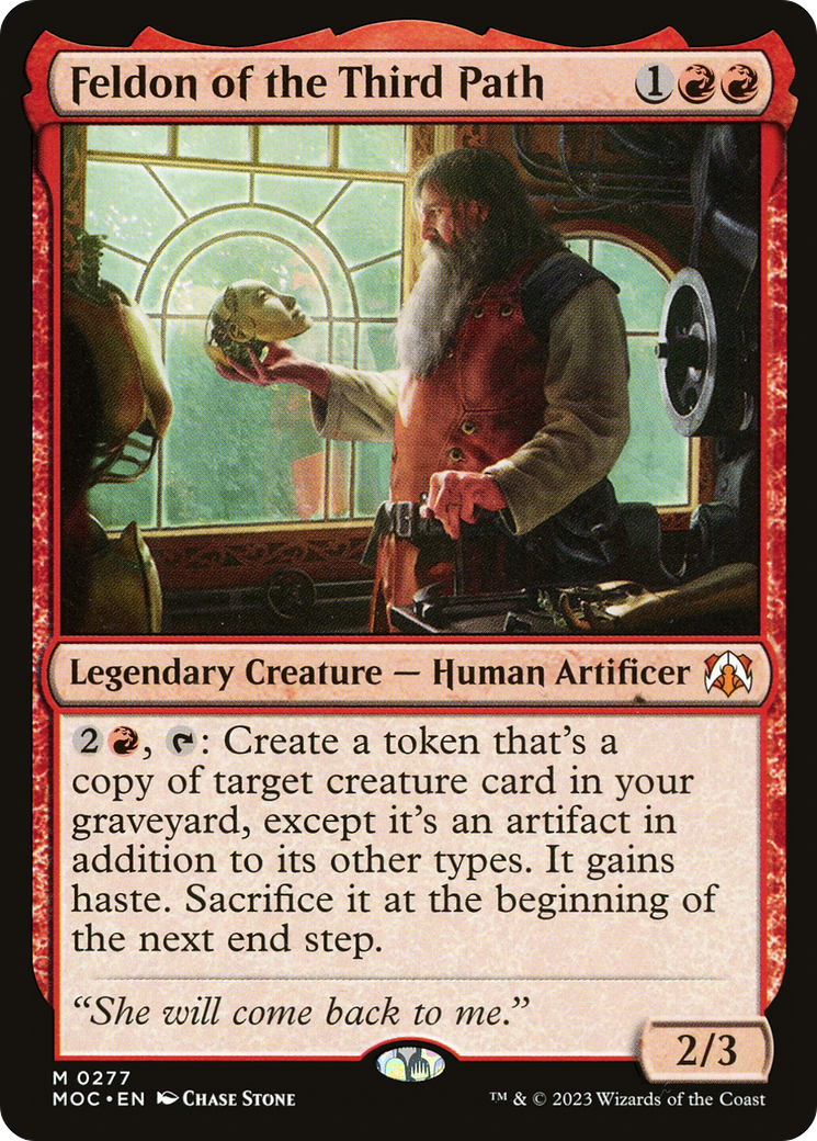 Feldon of the Third Path (MOC-277) [March of the Machine Commander]