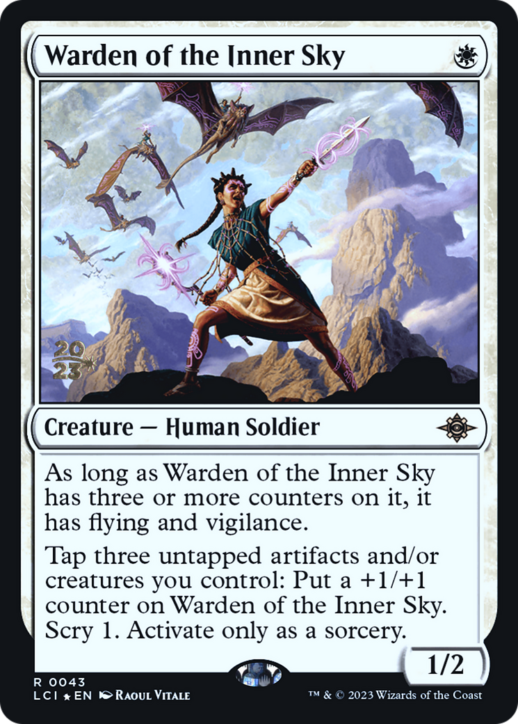 Warden of the Inner Sky (PRE-043) [The Lost Caverns of Ixalan Promos] Foil