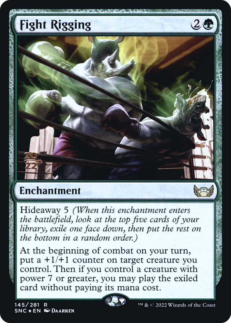 Fight Rigging (PRE-145) [Streets of New Capenna Promos] Foil