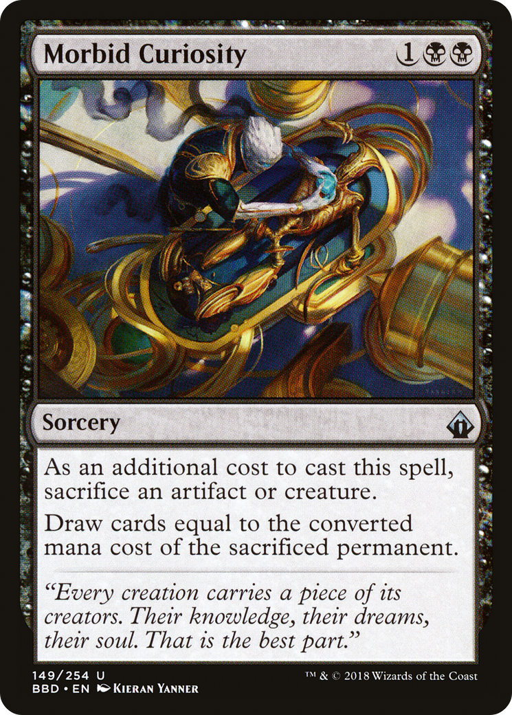 Morbid Curiosity (BBD-149) [Battlebond] Foil