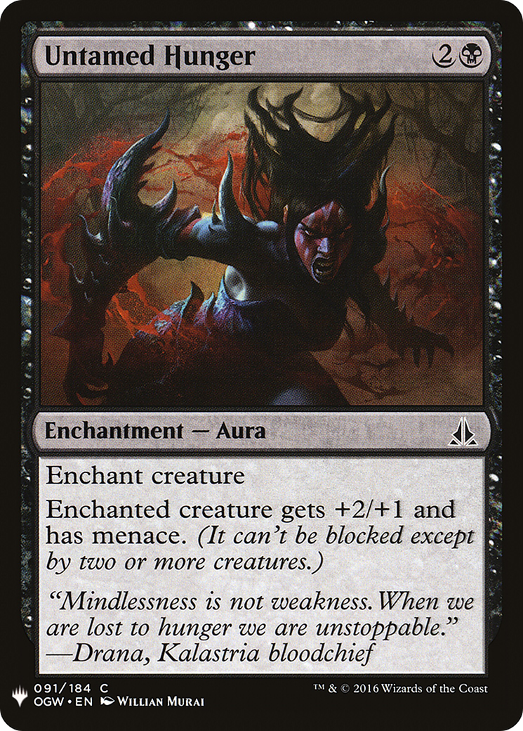 Untamed Hunger (LIST-OGW-91) [The List]