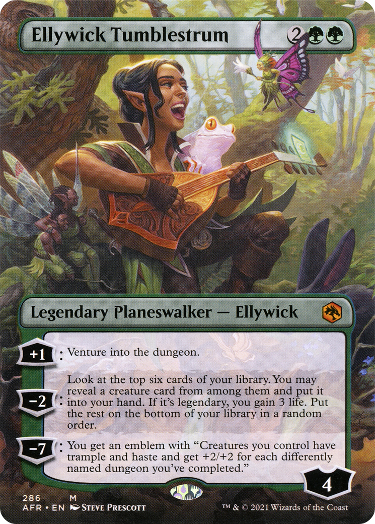 Ellywick Tumblestrum (AFR-286) [Adventures in the Forgotten Realms] (Borderless) Foil