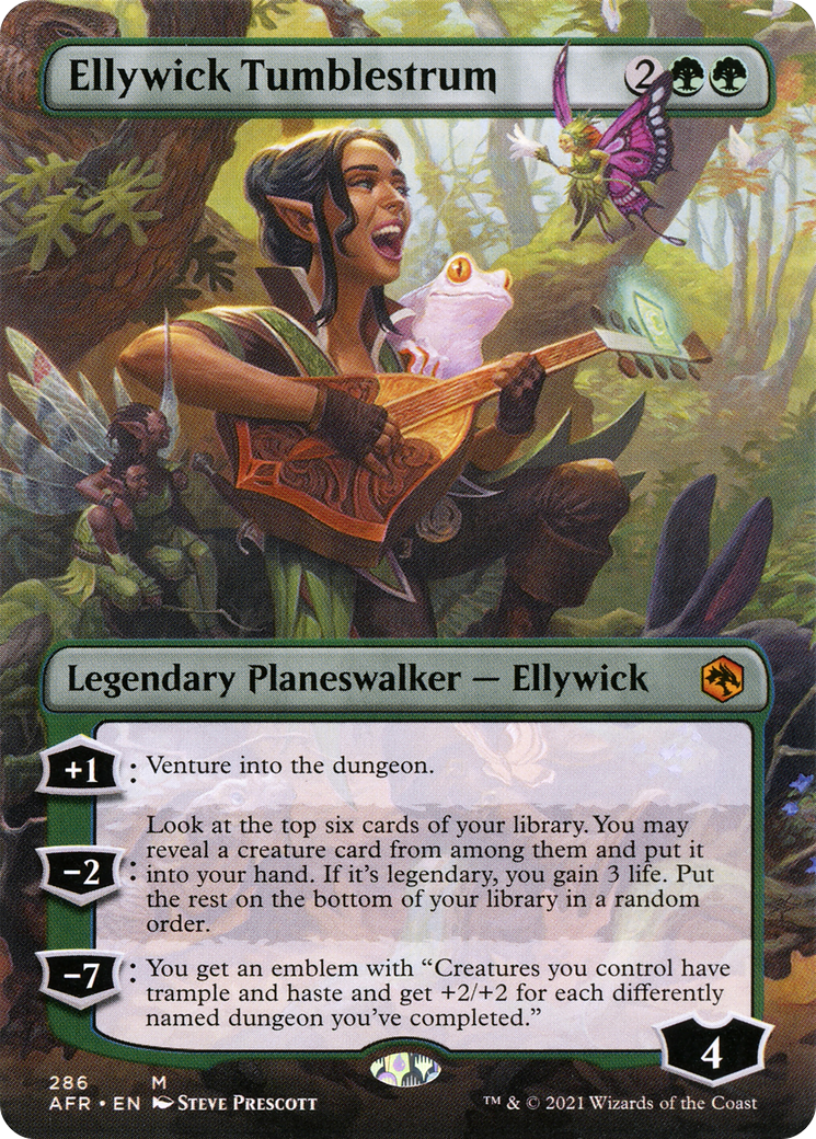 Ellywick Tumblestrum (Borderless) (AFR-286) (Borderless) [Adventures in the Forgotten Realms]