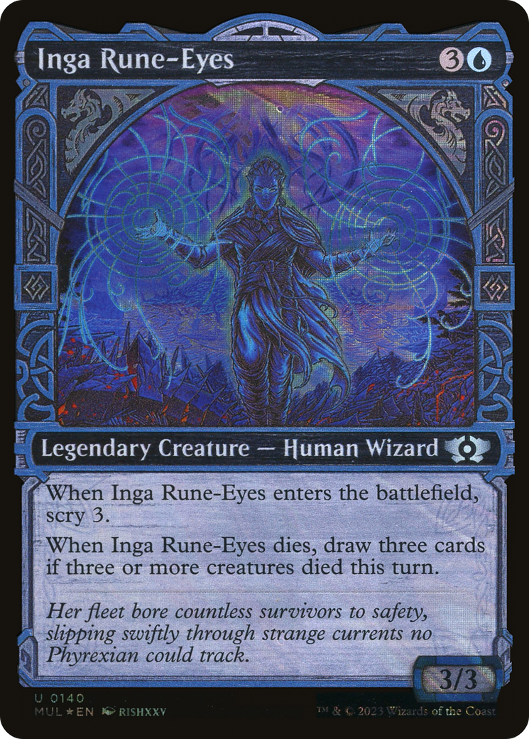 Inga Rune-Eyes (MUL-140) [Multiverse Legends]: (Showcase) Foil
