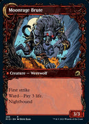 Brutal Cathar // Moonrage Brute (MID-286) [Innistrad: Midnight Hunt]: (Showcase, Double Faced Transform) Foil