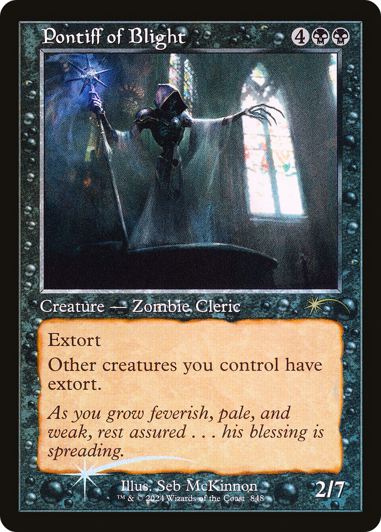 Pontiff of Blight (SLD-848) [Secret Lair Drop] Foil