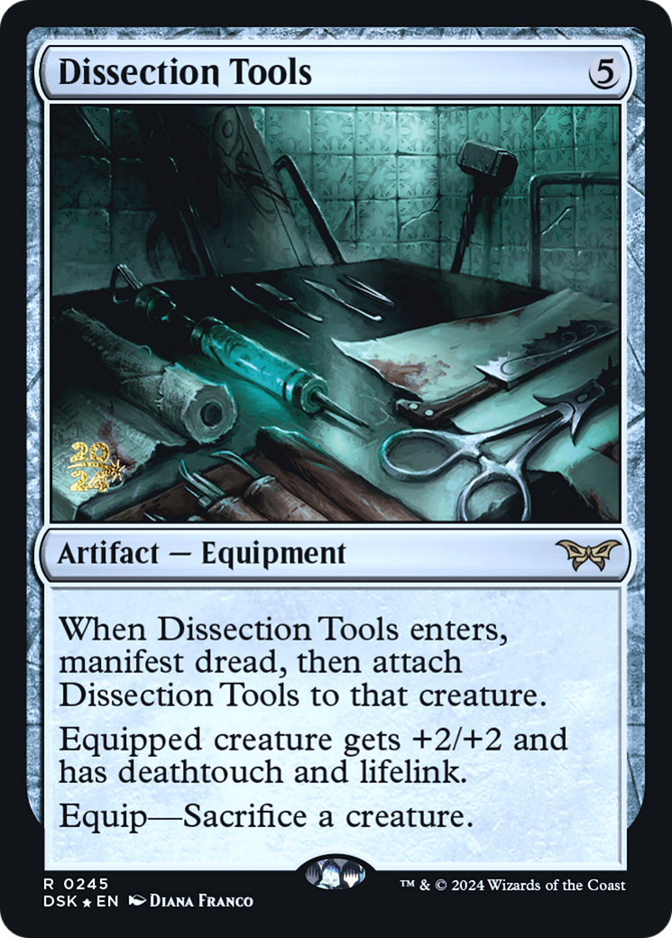 Dissection Tools (PRE-245S) [Duskmourn: House of Horror Promos] Foil