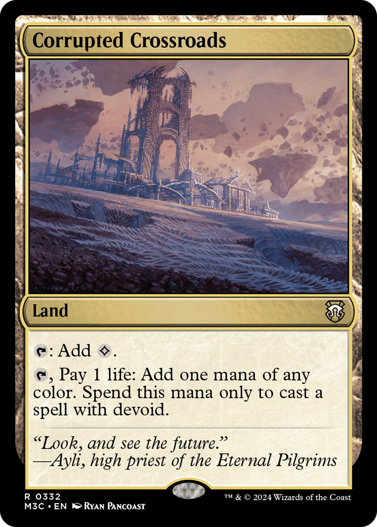 Corrupted Crossroads (M3C-332) [Modern Horizons 3 Commander]