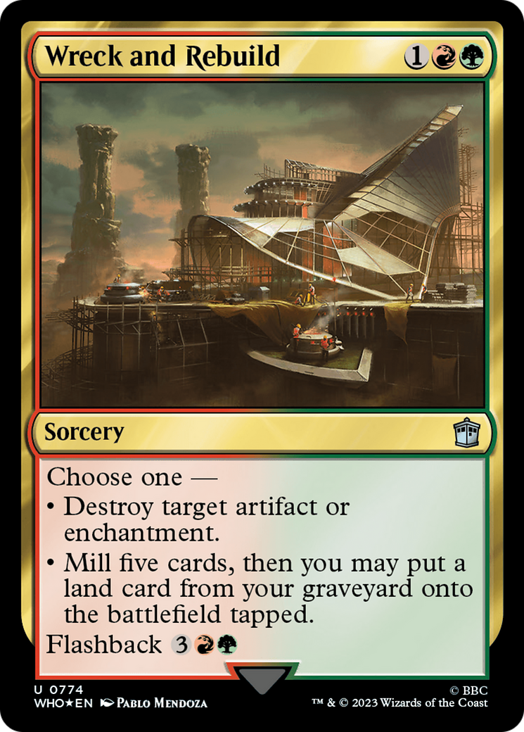 Wreck and Rebuild (WHO-774) [Doctor Who] Foil