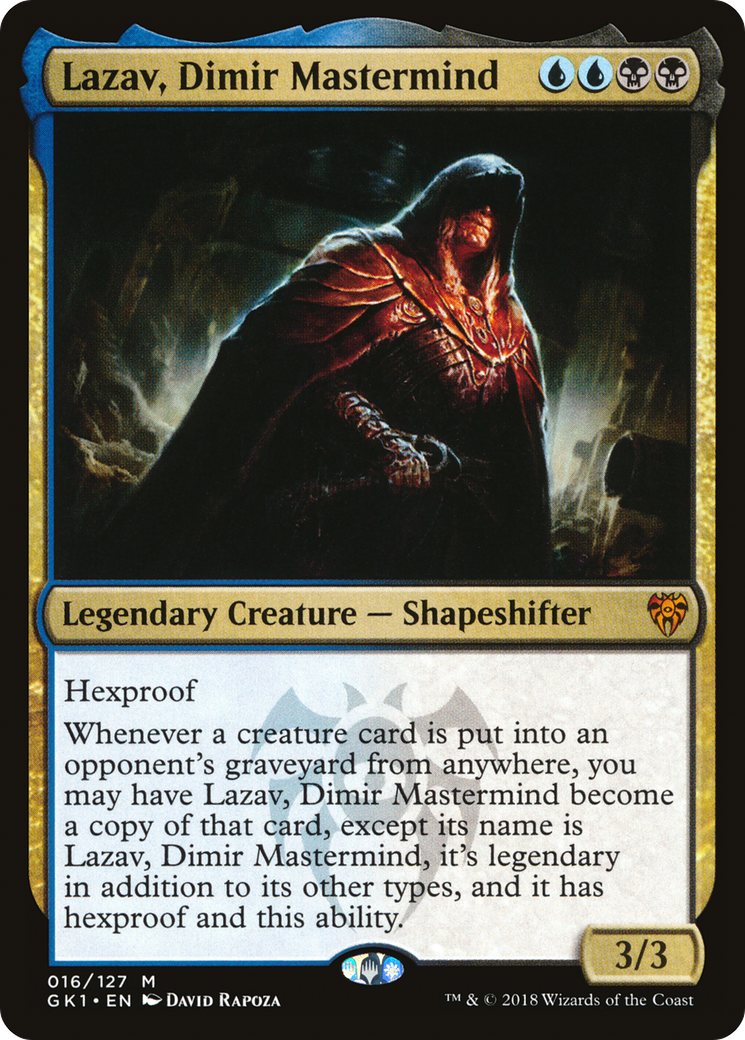 Lazav, Dimir Mastermind (GR1-016) [GRN Guild Kit]