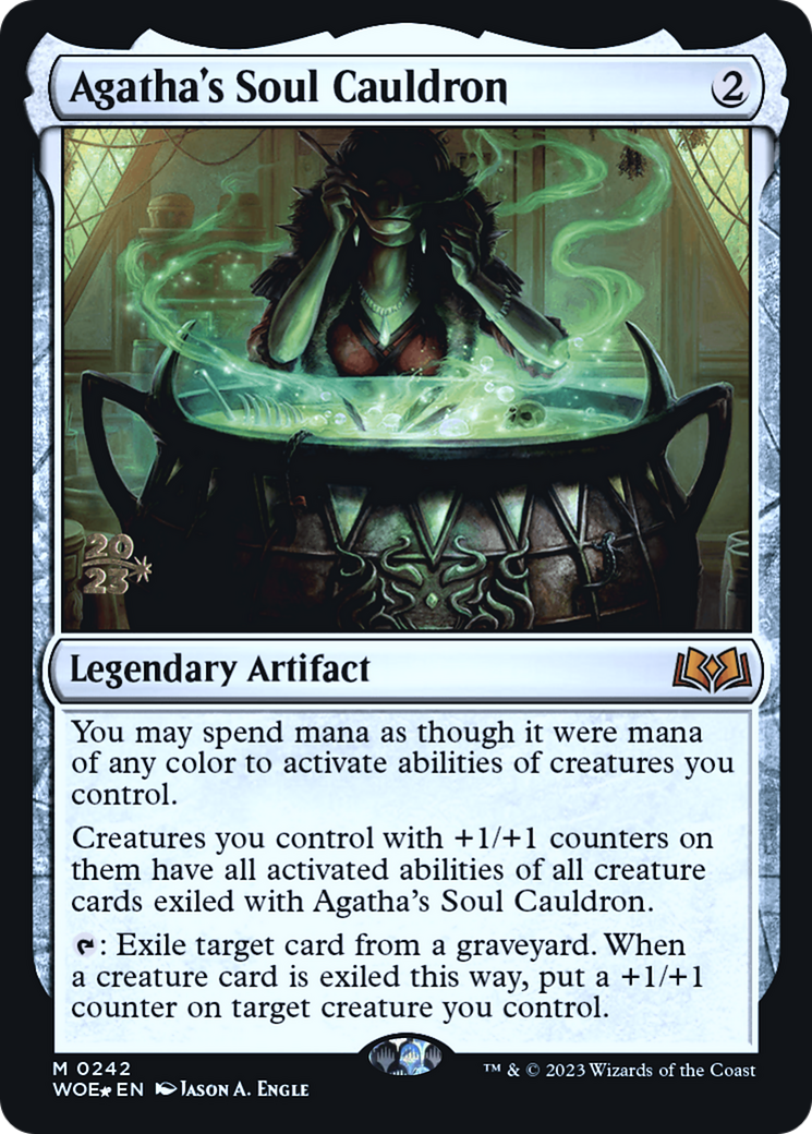 Agatha's Soul Cauldron (PRE-242S) [Wilds of Eldraine Promos] Foil