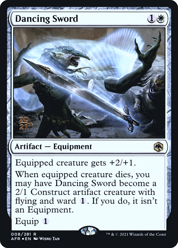 Dancing Sword (PRE-08S) [Adventures in the Forgotten Realms Promos] Foil