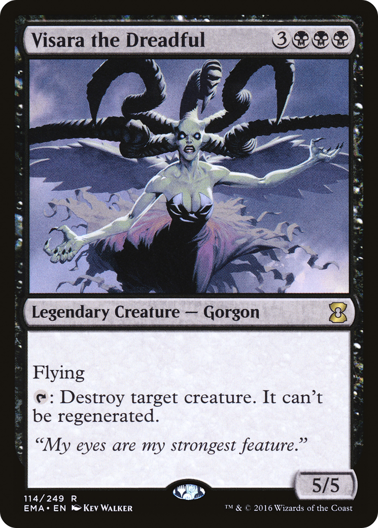 Visara the Dreadful (EMA-114) [Eternal Masters] Foil