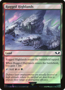 Rugged Highlands (Surge Foil) (40K-292) [Warhammer 40,000 Commander] Foil