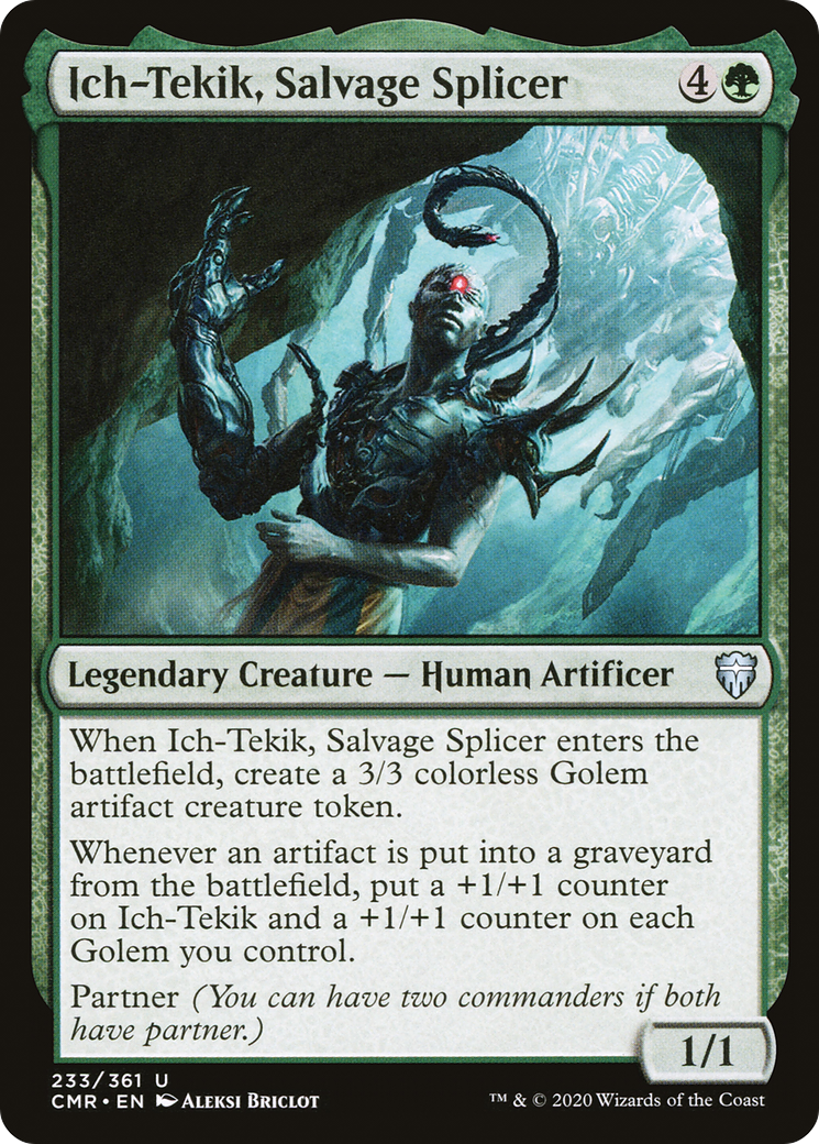 Ich-Tekik, Salvage Splicer (CMR-233) [Commander Legends] Foil