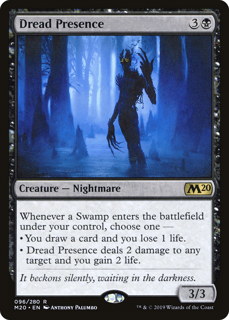 Dread Presence (M20-096) [Core Set 2020] Foil