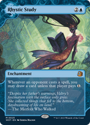Rhystic Study (WOT-025) [Wilds of Eldraine: Enchanting Tales]: (Showcase) (Borderless)