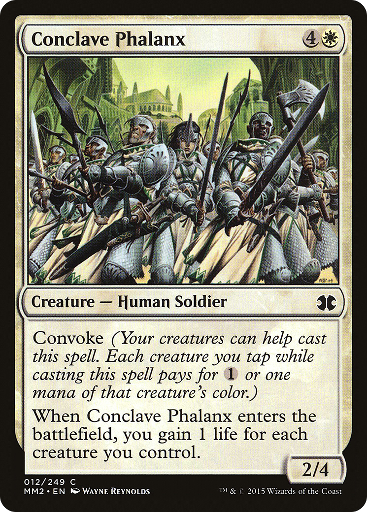 Conclave Phalanx (MM2-012) [Modern Masters 2015] Foil